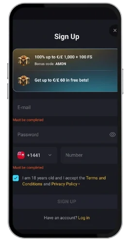 Amonbet Casino Login